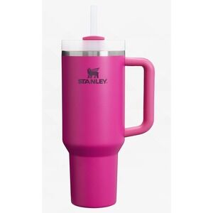 Stanley The Quencher H2O FlowState Tumbler 40 oz Pink Stainless Steel Straw